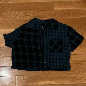 Forever 21 Cropped Flannel